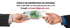 Oferta de empréstimo de dinheiro, WhatsApp: +15392154943