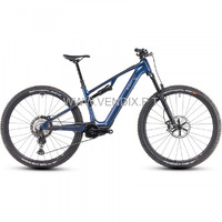 CUBE AMS HYBRID ONE44 C:68X SLT 400X - Carbon Electric Mountain Bike - 2025 (RUNCYCLES)